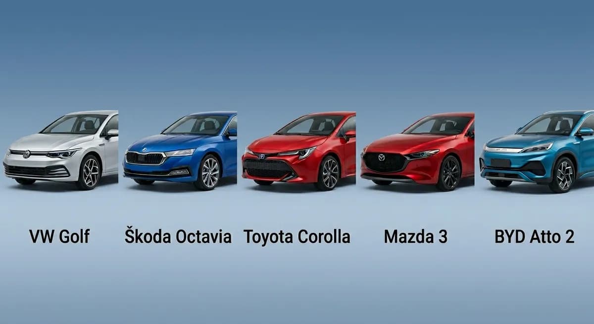 Koliko te zapravo košta svaki kilometar vožnje - Golf, Octavia, Corolla, Mazda 3 i BYD uporedo
