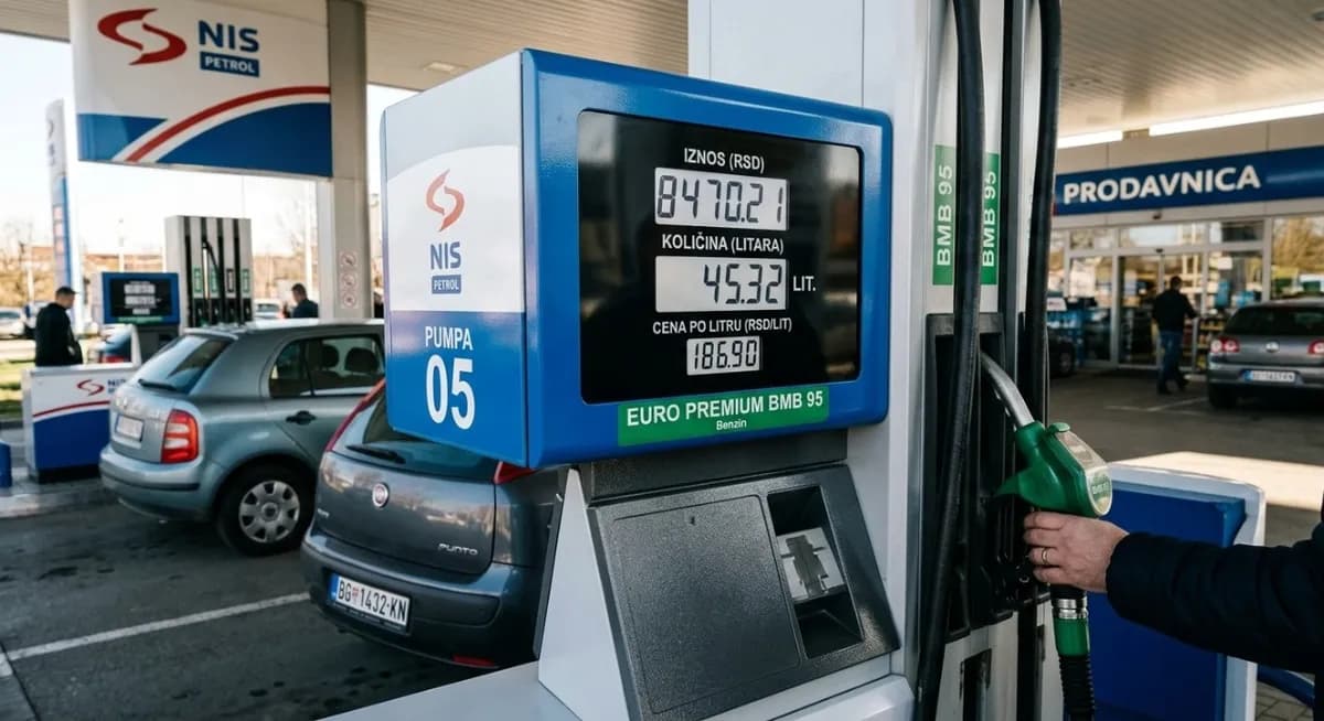 Šta plaćaš kad sipaš litar dizela za 231 dinar